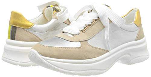 ARA Roma, Zapatillas para Mujer, Amarillo Camel Oro Blanco Amarillo 07, 37 EU