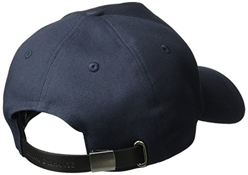 Armani Exchange Corp Logo Baseball Cap Gorra de béisbol, Azul (Navy/Navy 37735), Talla Única (Talla del Fabricante: TU) para Hombre