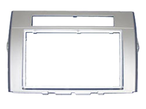 Autoleads DFP-11-11/ S - Ranura Doble DIN para Radio de Coche para Toyota Corolla Verso, Color Plateado