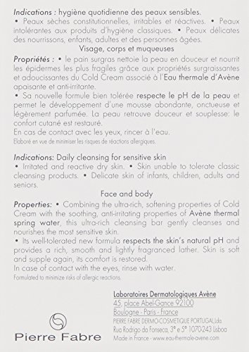 Avene Cold Cream Pain 100g, Estándar (3566674)