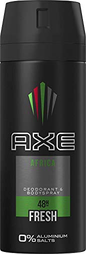 Axe Desodorante Spray Africa sin aluminio, 3 unidades x 150 ml