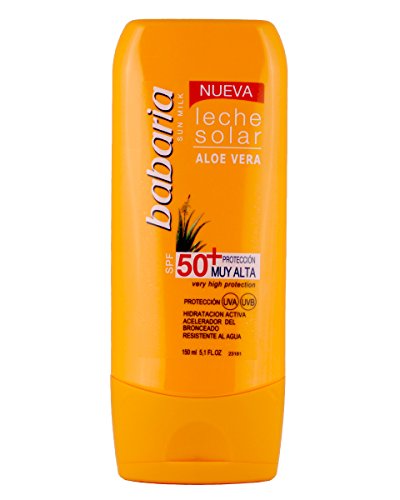 Babaria leche solar aloe vera spf50+ 150ml