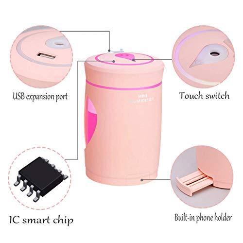 BAOWANG humidificador creativo lindo sofá humidificador usb difusor colorido noche luz escritorio aire humidificador para el hogar oficina