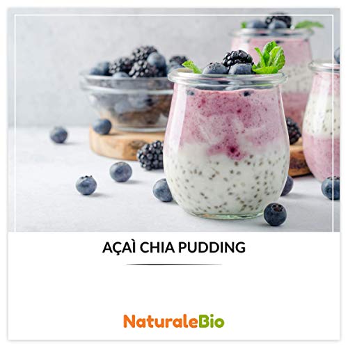 Bayas de Acai Orgánico en Polvo [Freeze - Dried] 200g. Pure Acaí Berry Powder Extracto crudo de la pulpa de la baya de açaí liofilizado. 100% Bio cultivado en Brasil. Superalimento Ecológico.