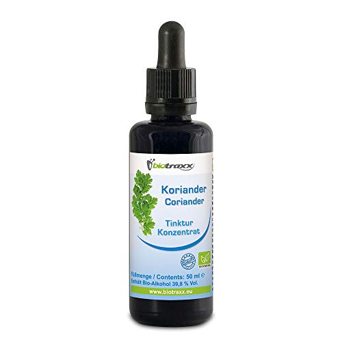 Biotraxx Cilantro (Coriander) 100% natural | Antioxidante Natural y Desintoxicación | 50 ml