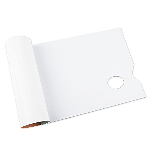 Bloc de 40 paletas desechables para pintura, 23cm x 30,5cm (9x12 pulgadas)