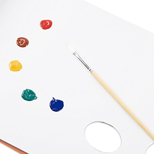Bloc de 40 paletas desechables para pintura, 23cm x 30,5cm (9x12 pulgadas)