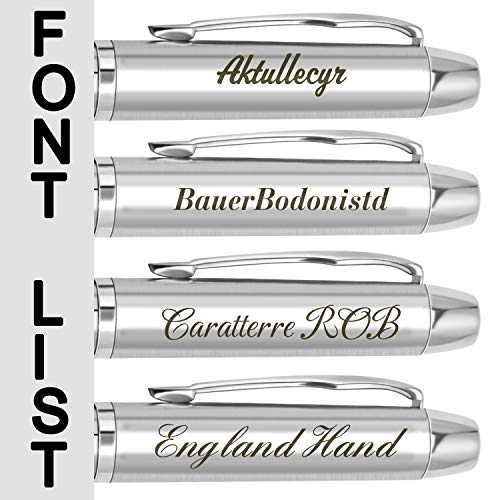 Boligrafo personalizado,regalos personalizados con nombre,logo,Regalo Ideal para aniversario de bodas-Tinta negra y 0.7mm