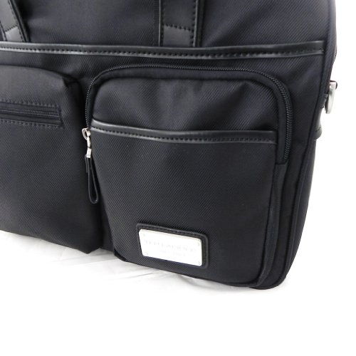 Bolso de mano negro especial para PC, marca francesa Ted Lapidus