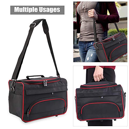 Bolso de peluquero portátil, Estuche de peluquería, Caja de viaje de barbero para llevar cortadoras de cabello, tijeras y peines