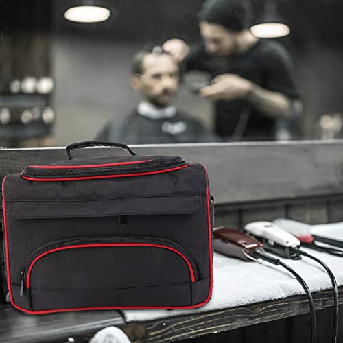 Bolso de peluquero portátil, Estuche de peluquería, Caja de viaje de barbero para llevar cortadoras de cabello, tijeras y peines