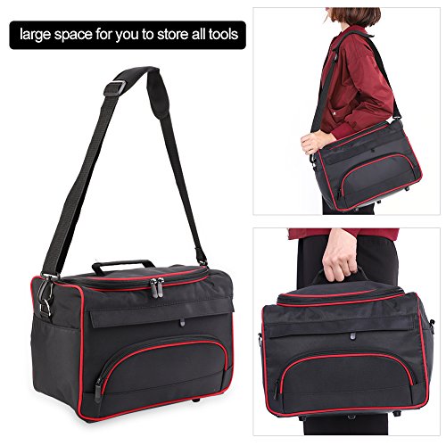 Bolso de peluquero portátil, Estuche de peluquería, Caja de viaje de barbero para llevar cortadoras de cabello, tijeras y peines