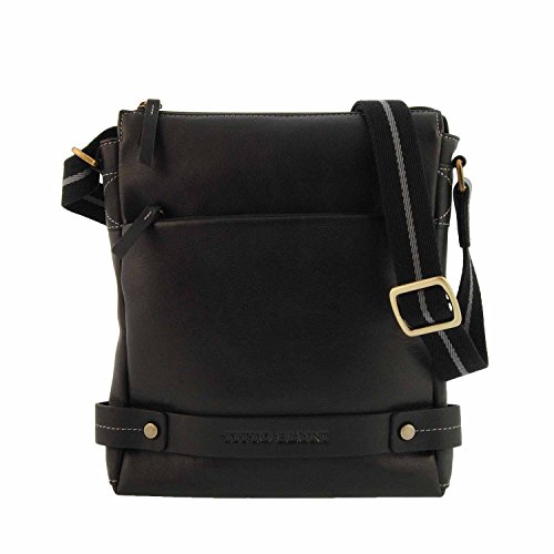 Bolso hombre bandolera piel Titto Bluni Talla: U Color: NEGRO