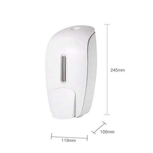 Bomba de jabón líquido para Manos Caja de jabón Manual de Hotel sin Perforaciones montado en la Pared Gran Capacidad Hogar Baño Cocina Desinfectante de Manos Dispensador de Loción