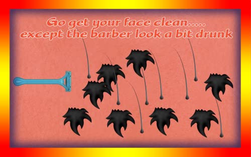 borracho de afeitar del peluquero del pelo del salón de belleza: el cambio de imagen peligrosa retirada corte la barba - gold edition