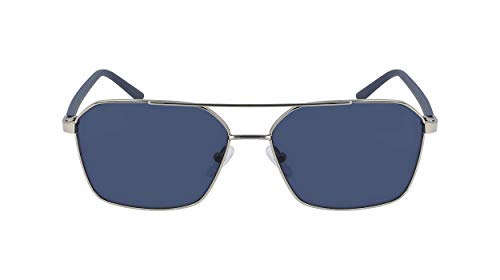 Calvin Klein EYEWEAR CK20300S gafas de sol, SILV OSCURO, 5815 para Hombre