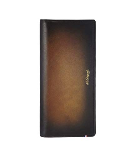 Cartera S.T. Dupont Atelier, Marrón Tabaco, Piel, 13 Tarjetas, Monedero, 190401