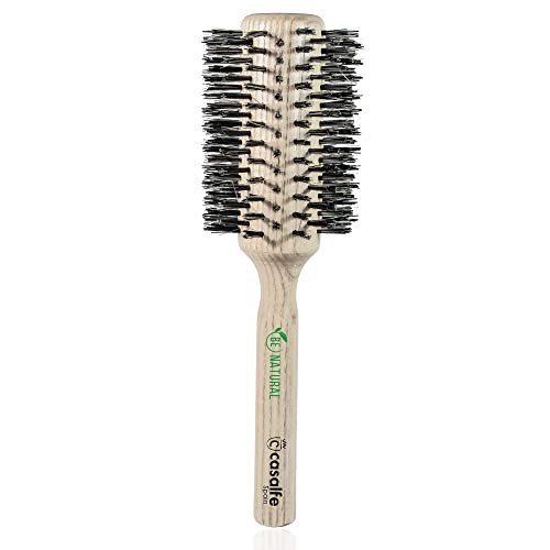 Casalfe Cepillo madera redondo alisador cerda Jabalí - Antifrizz, CMS-737, Diámetro XL (840)