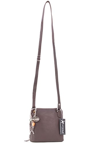 CATWALK COLLECTION - LENA - Bolso bandolera - Cuero - Marrón