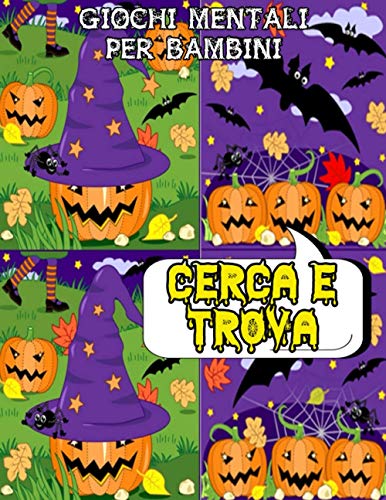 Cerca e Trova: Giochi Mentali Tema Halloween per bambini