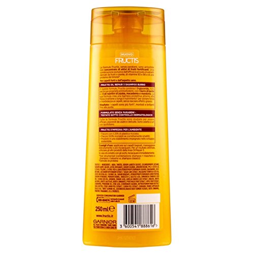 Champú Garnier Fructis para el cabello Aceite Reparación 3, Mantequilla