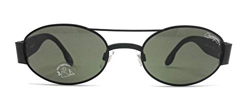 Chevignon Gafas de sol hombre mujer vintage 1952 D061 negro ovalado - Vintage