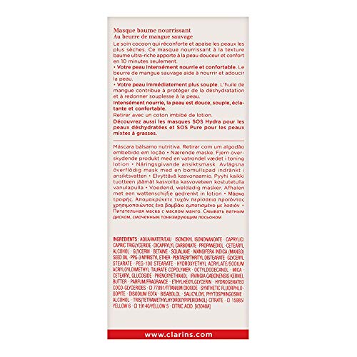 Clarins, Mascarilla antiestrés relajante para la cara - 75 gr.