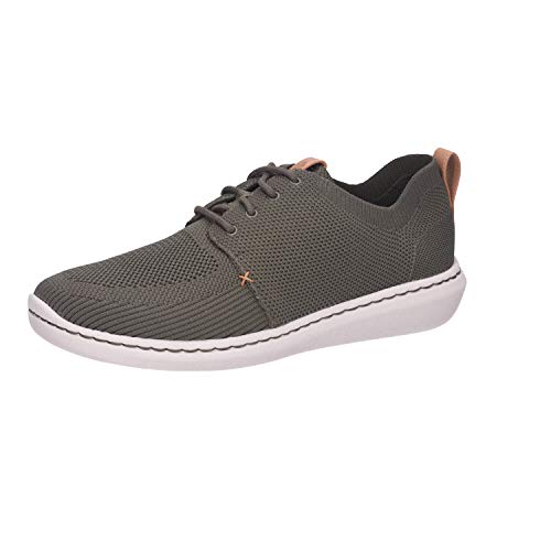 Clarks Step Urban Mix, Zapatillas para Hombre, Verde (Khaki-), 39.5 EU