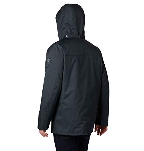 Columbia Horizons Pine Chaqueta Interchange, Hombre, Negro (Black), L