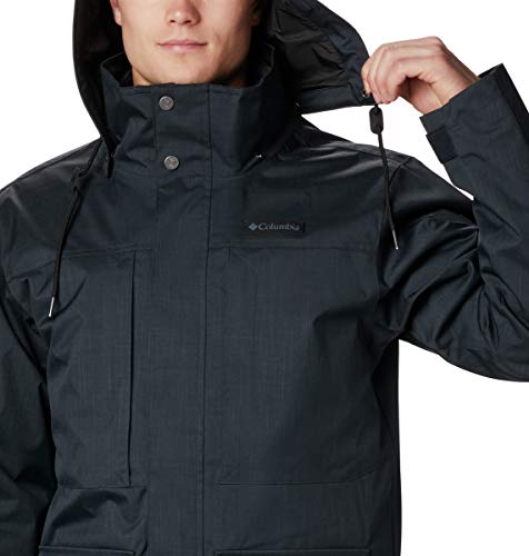 Columbia Horizons Pine Chaqueta Interchange, Hombre, Negro (Black), L