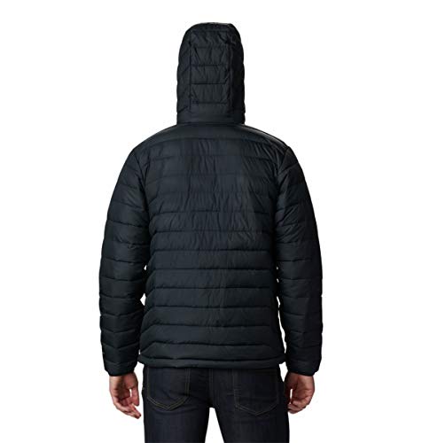 Columbia Powder Lite Chaqueta para Hombre, Negro, L