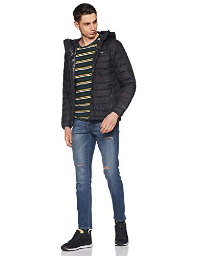 Columbia Powder Lite Chaqueta para Hombre, Negro, L