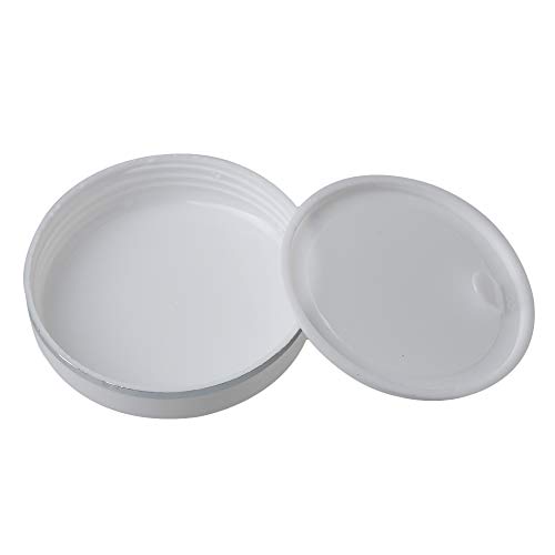 Contenedor de Crema de Rostro Blanco Cosmético Oso Vacío Sombra de Ojos Maquillaje Macetas 30 g Paquete de 10