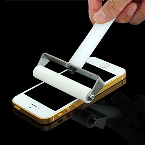 Conveniente, Familia herramienta indispensable reparación Compatible con el iPhone / Samsung Galaxy S III / I9300 / S III Mini / I8190 / S IV / i9500 Etc 8cm Polvo Manual Retire Rodillo de silicona pa