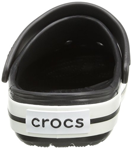 Crocs Crocband, Zuecos Unisex Adulto, Black, 43/44 EU