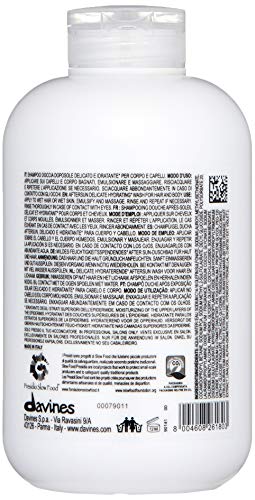 Davines sobre Hair & Body Wash 250 ml Shampoo Ducha Doposole New Pak 2018