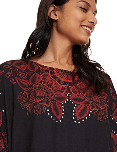 Desigual Blouse LUMBE Blusas, Negro (Negro 2000), S para Mujer