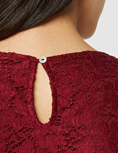 Desigual Blouse Mila Blusas, Rojo (Rojo Oscuro 3029), S para Mujer