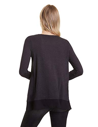 Desigual T-Shirt Sullivan Camiseta, Gris (Gris Vigore Oscuro 2043), S para Mujer