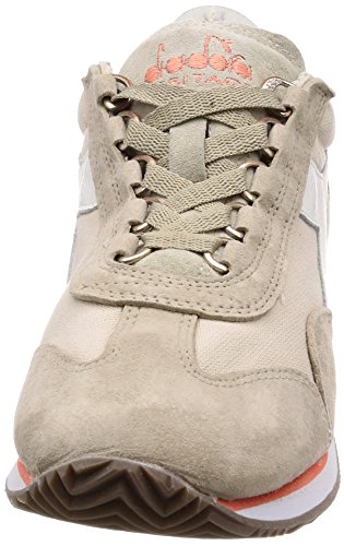 Diadora Donna 156030 25017 Sneakers Beige-Arancione Suede-Canvas Spring-Summer 2018
