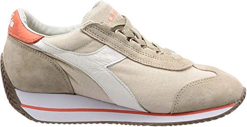 Diadora Donna 156030 25017 Sneakers Beige-Arancione Suede-Canvas Spring-Summer 2018