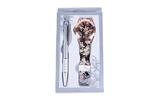 DISOK - Reloj Floral En Caja De Regalo (Precio unitario) - Detalles Originales Relojes para Regalos de Bodas Bodas, en Estuches de Regalos Florales étnicos Originales. Comuniones y Cumpleaños