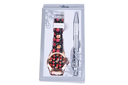 DISOK - Reloj Floral En Caja De Regalo (Precio unitario) - Detalles Originales Relojes para Regalos de Bodas Bodas, en Estuches de Regalos Florales étnicos Originales. Comuniones y Cumpleaños