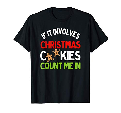 Divertidas galletas navideñas me cuentan en Camiseta