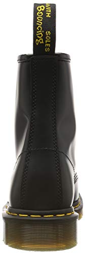 Dr. Martens 1460 - Botas Militares de Mujer, Negro (Black Smooth Leather), 41 EU