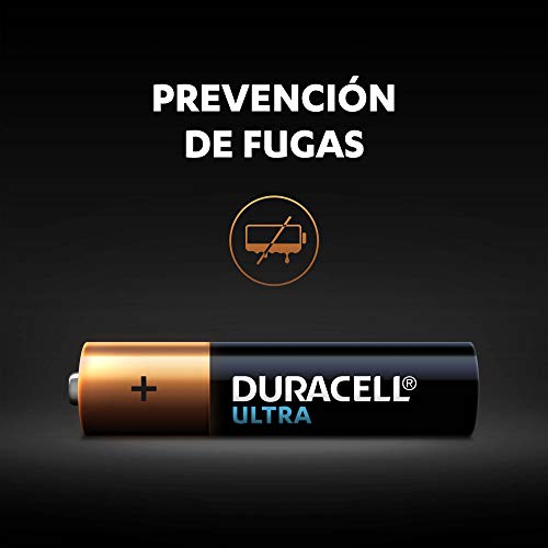Duracell Ultra AAA con Powerchek, Pilas Alcalinas (paquete de 12) 1,5 Voltios LR03 MN2400