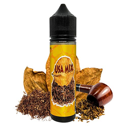 E-Liquid USA Mix de ElecVap - Sin Nicotina - 60ml formato TPD - 0MG Nicotina - E-Liquido para Cigarrillos Electronicos - E Liquidos para Vaper