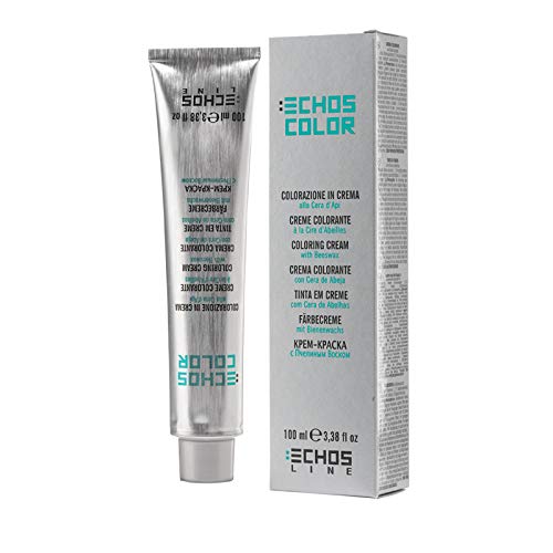 Echosline Crema Colorante - Tinte profesional con cera de abejas y vitamina C, tono RED