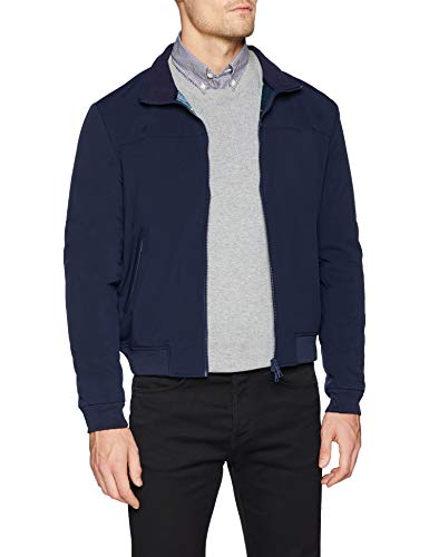 El Ganso Tartán Chaqueta Deportiva, Azul (Azul Marino 1), Medium (Tamaño del Fabricante:M) para Hombre