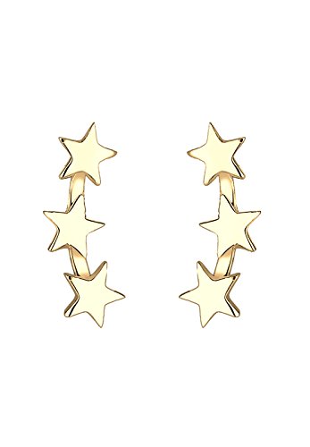 Elli (ELJW5) pendientes Mujer chapado en oro